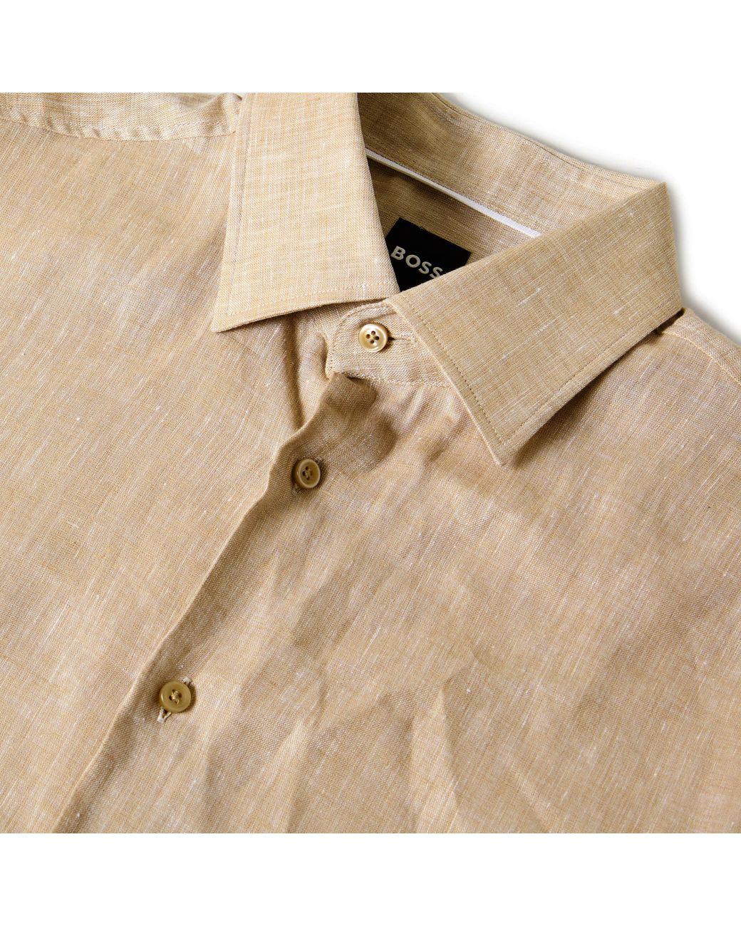 Boss Natural H Hank Kent Long Sleeve Oxford Shirt for men