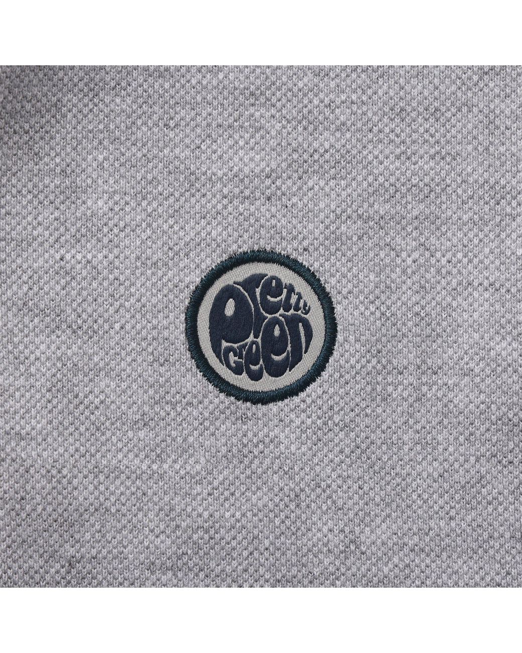 Pretty Green Gray Plain Polo for men