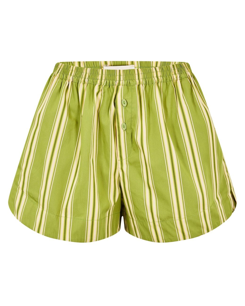 Faithfull The Brand Green Lonia Short Tailored Shorts