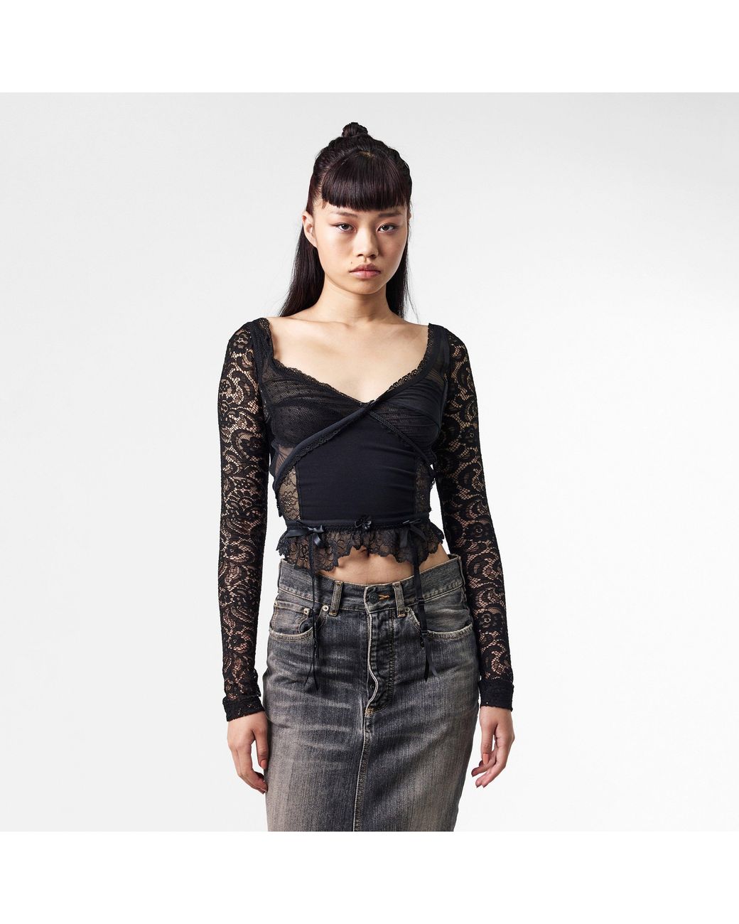 Balenciaga Black Minimalist Long Sleeve T-Shirt
