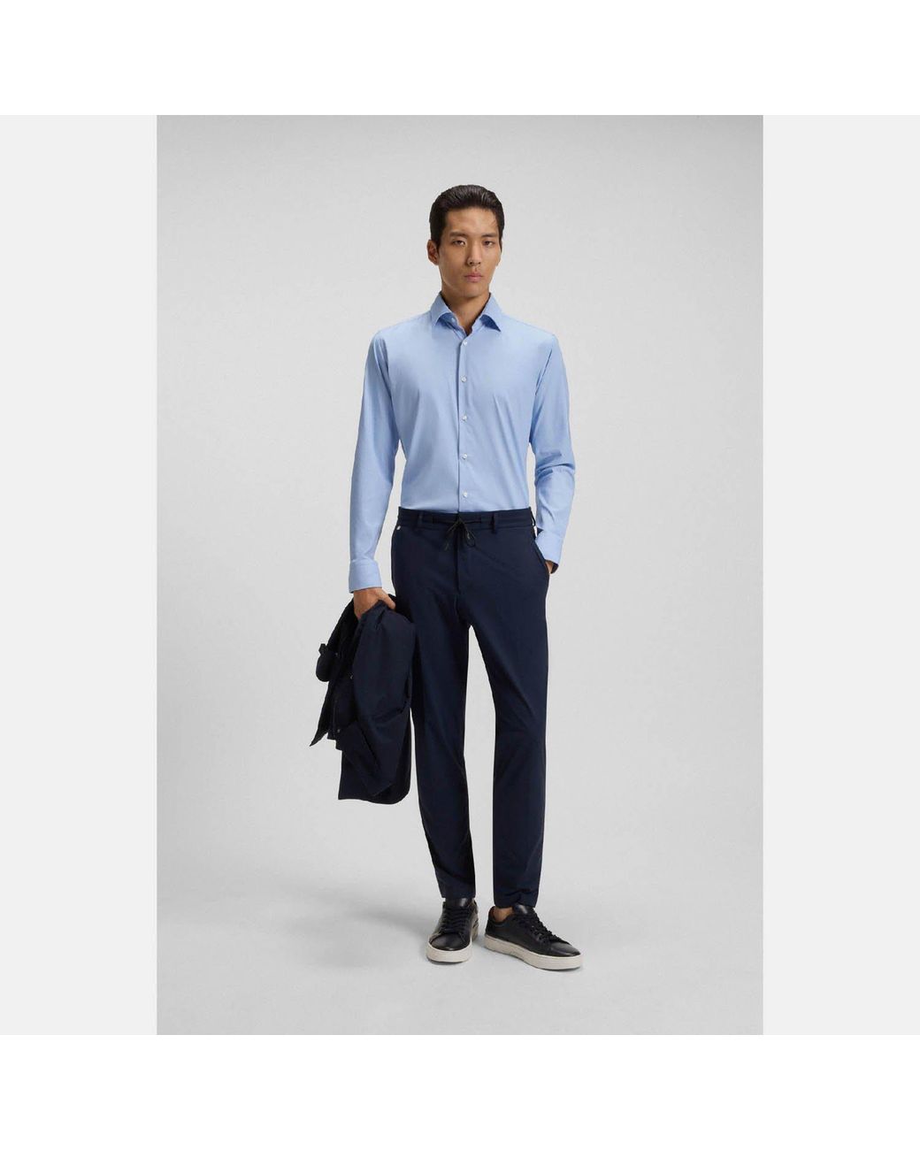 Boss Blue P-Hank-Kent-C1-222 10241343 02 Oxford Shirt for men