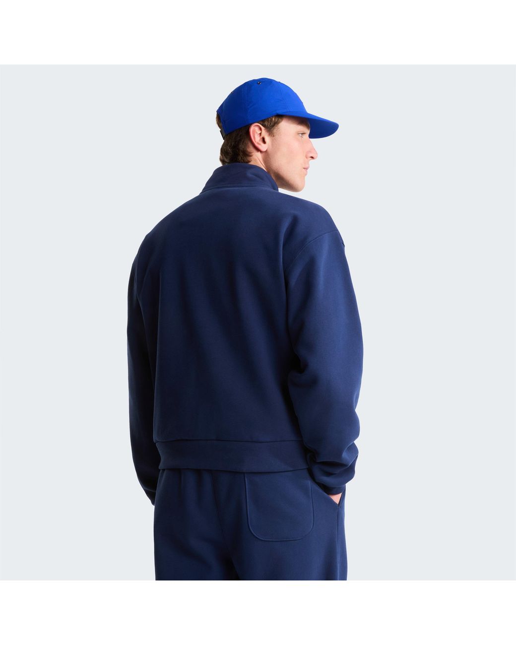 The North Face Blue Box 1/4 Zip Fleece for men