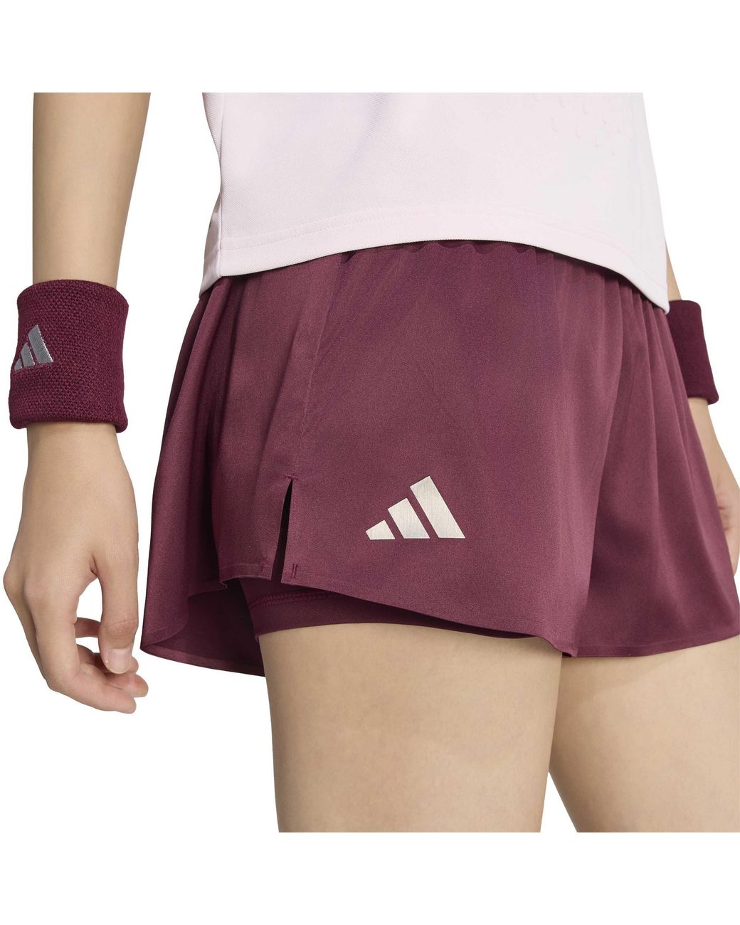 Adidas Purple Us Aeroready Tennis Shorts