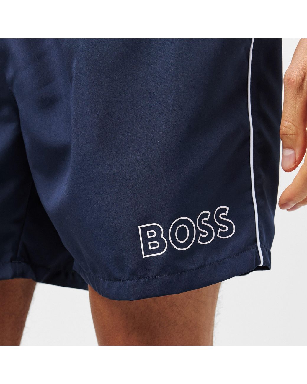 Boss Blue Starfish Swim Shorts for men