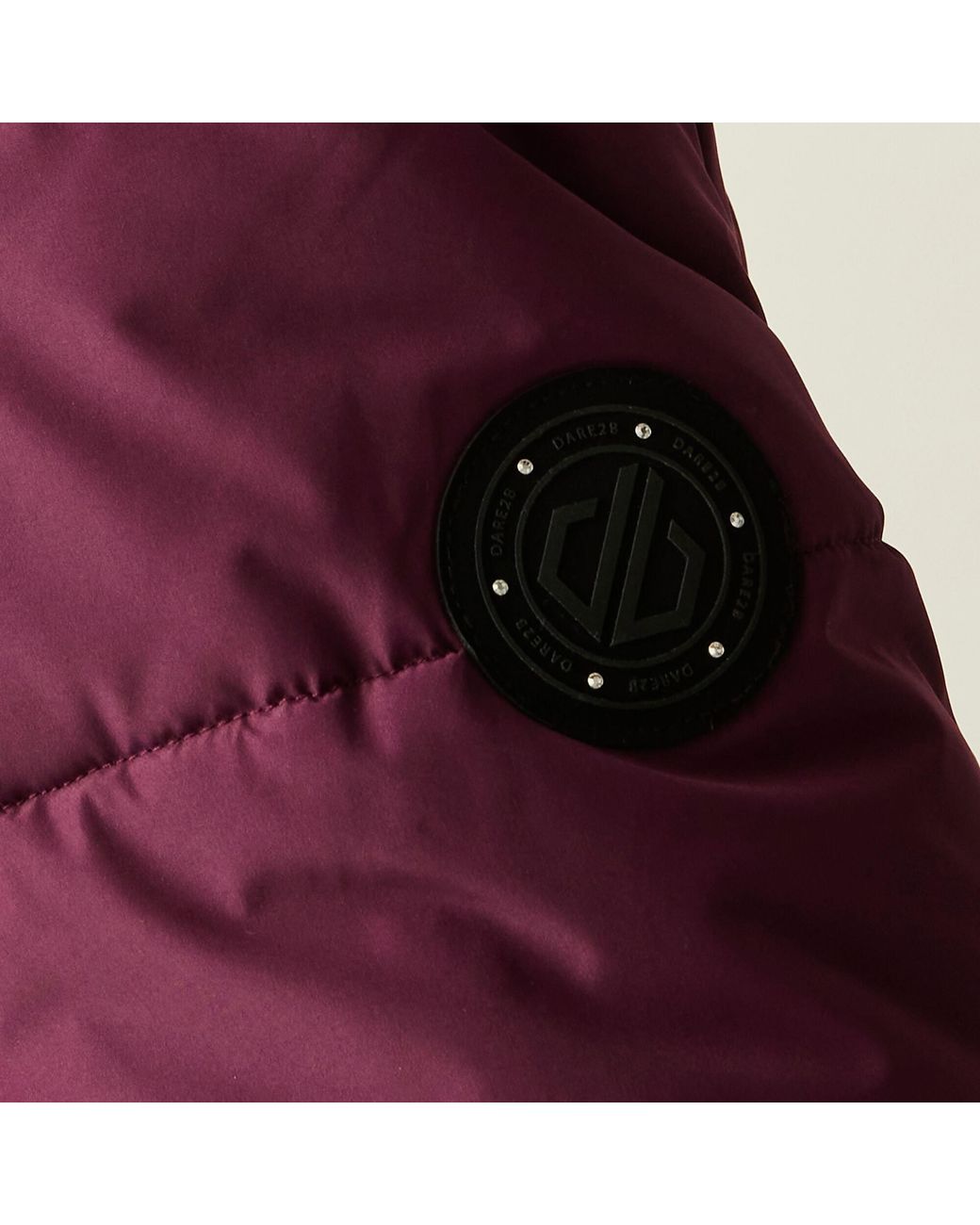 Dare 2b Purple Striking V Ared 15/15 High Warmth Padding Swarovski Crystal Insulated Waterproof Jacket