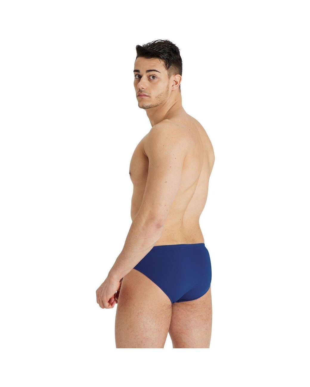 Arena Blue Solid Team Swim Briefs for men