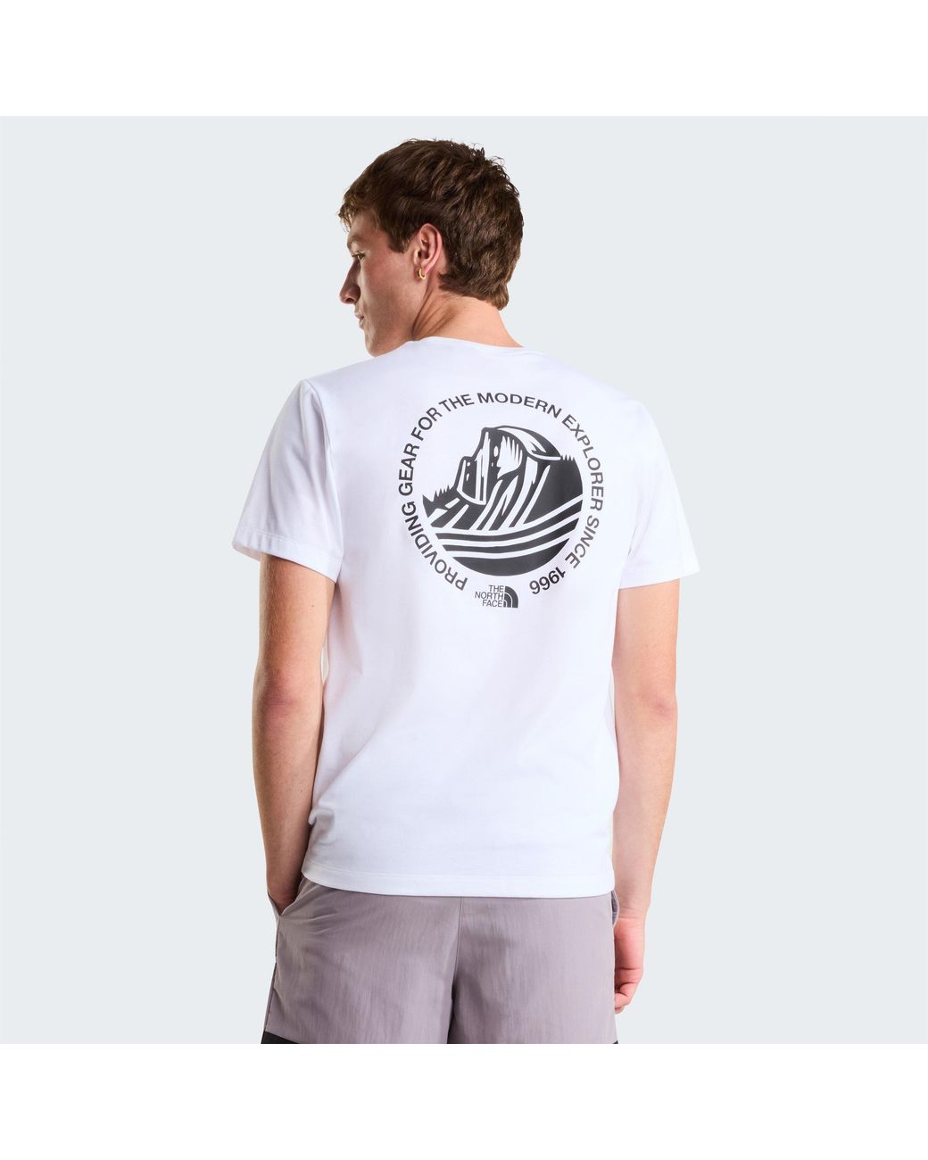 The North Face White Tnf Monte Graph Tee for men