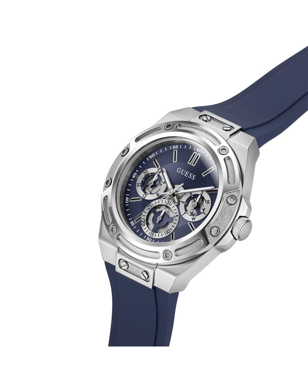 Guess Blue Gesjwl Carver Watch Sn71 for men