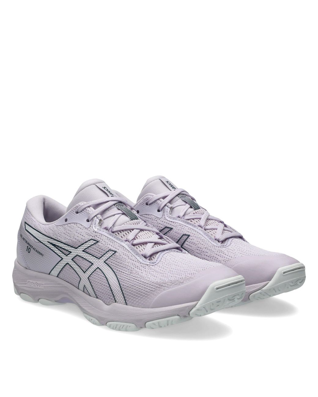 Asics Gray Net Aca 10 Netball Shoes