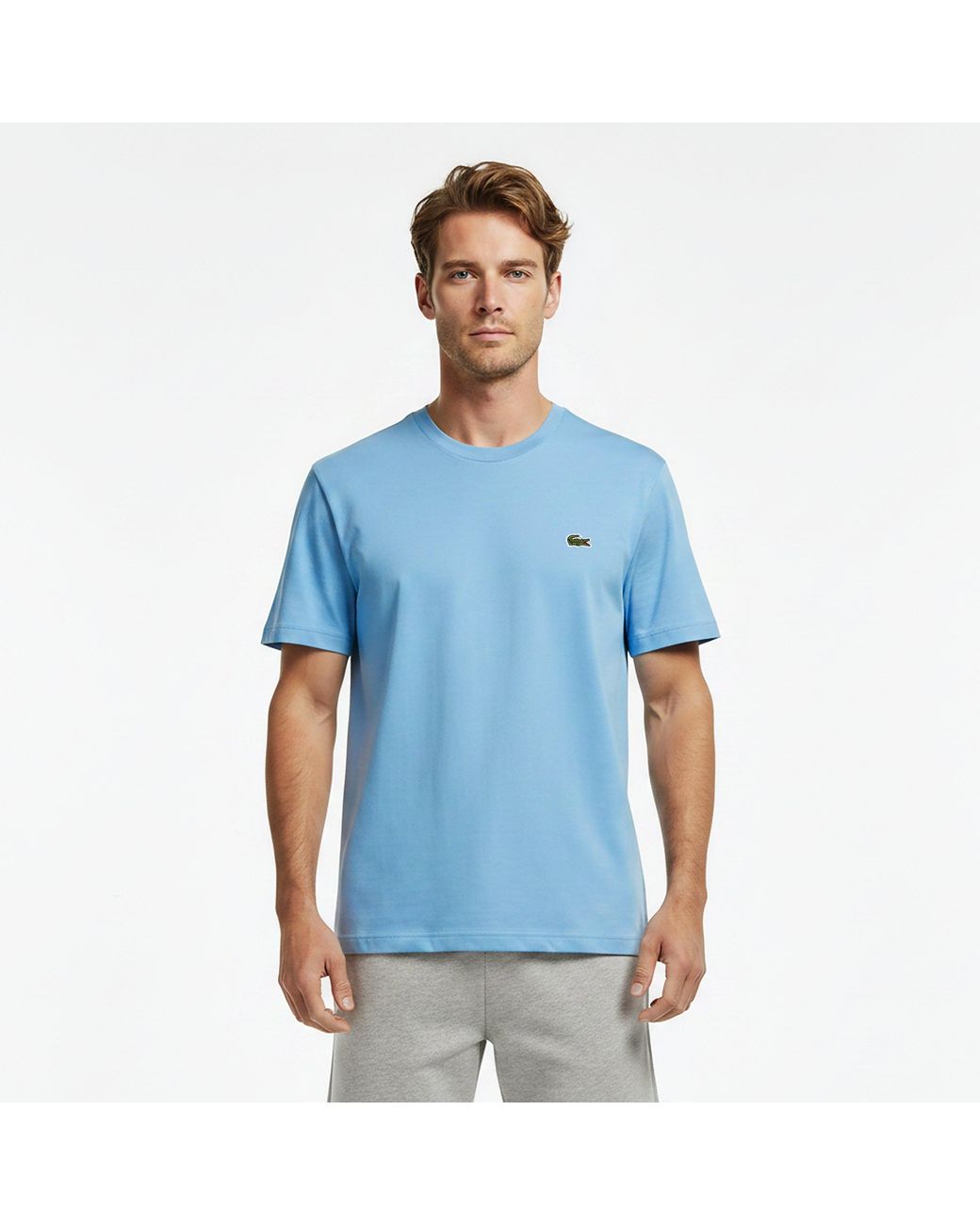 Lacoste Blue Regular Fit Small Logo T-Shirt for men