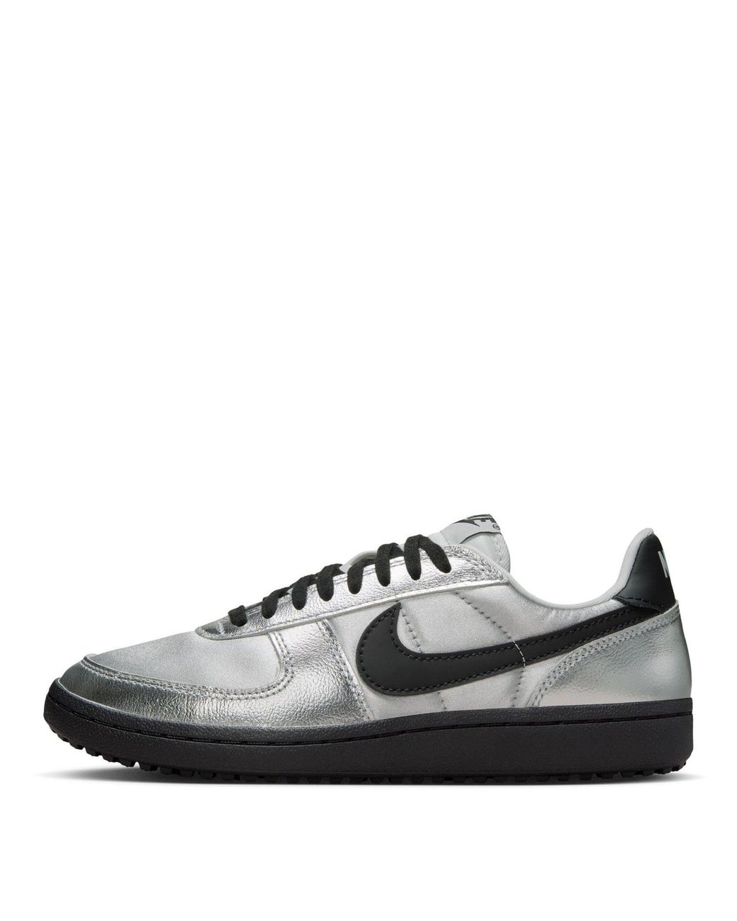 Nike Gray Field General Ld54 Leather Low-Top Trainers
