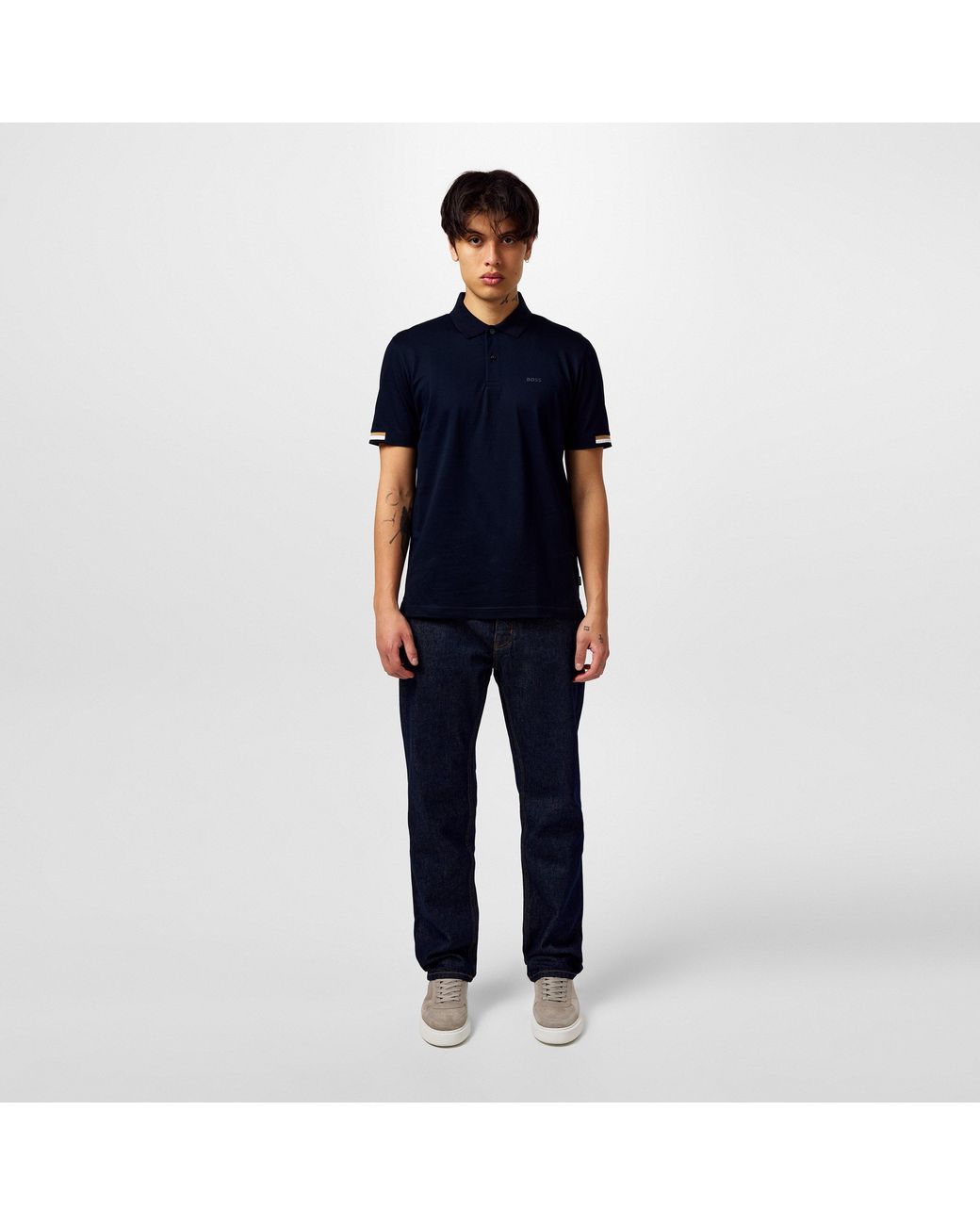 Boss Blue Hbb Parlay 147 Timeless Design Polo Shirt for men