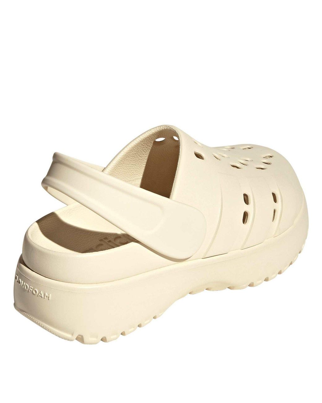 Adidas Natural Adilette Platform Clog
