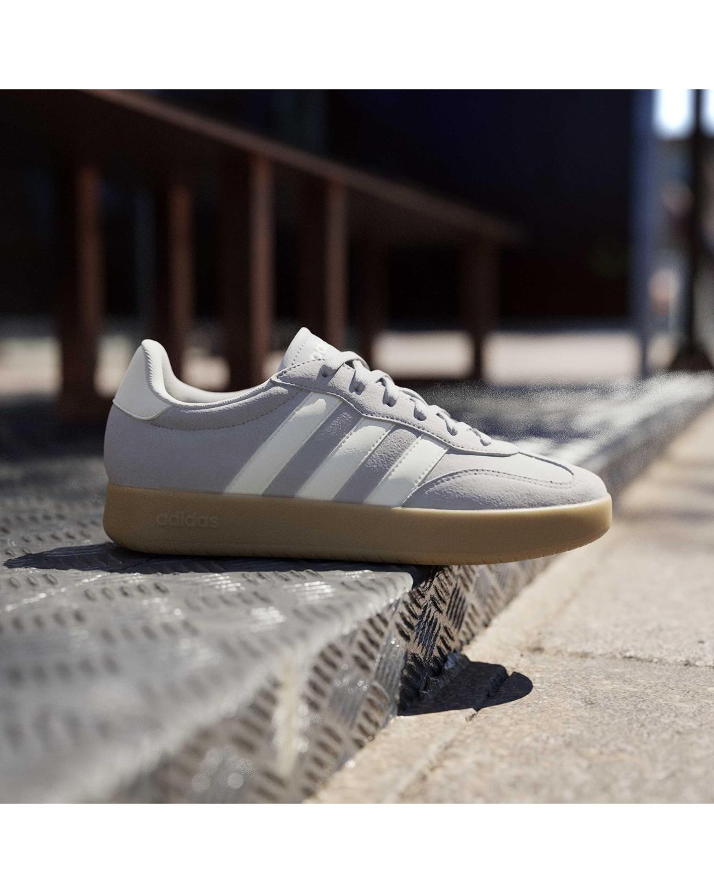 Adidas Gray Barreda 99 Low-Top Trainers