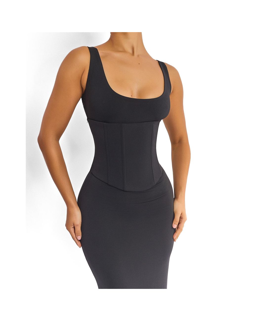 Mars the Label Black Sandra Scoop Maxi Dress