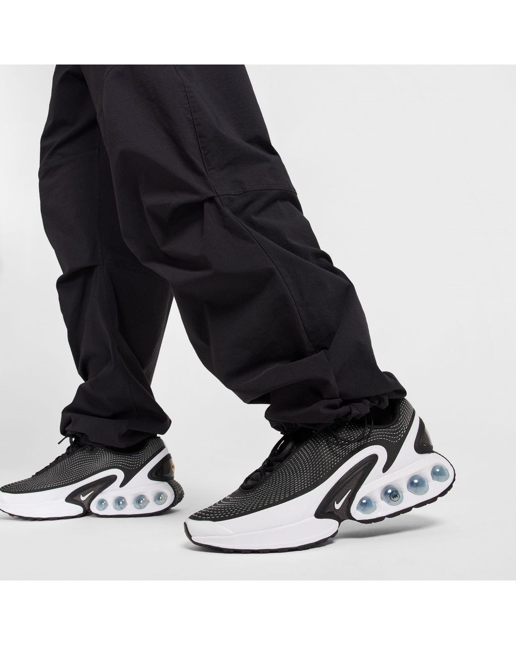 Nike Black Tech Woven Oversized Trousers for men