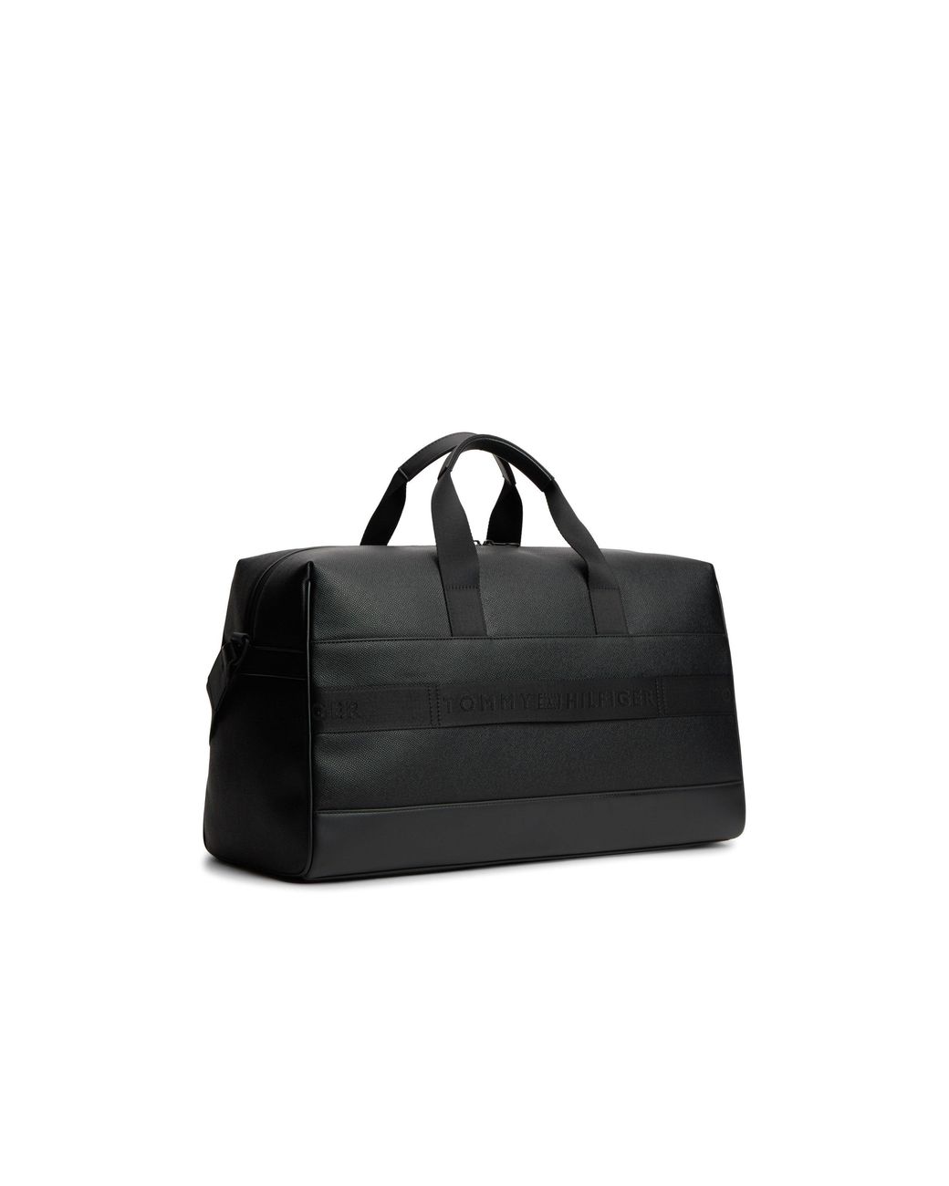 Tommy Hilfiger Black Modern Monogram Holdall for men