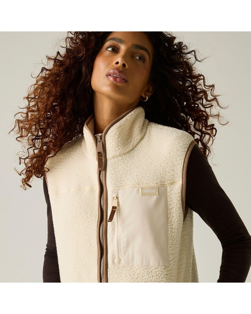 Regatta Brown Frankie Borg Longline Bodywarmer