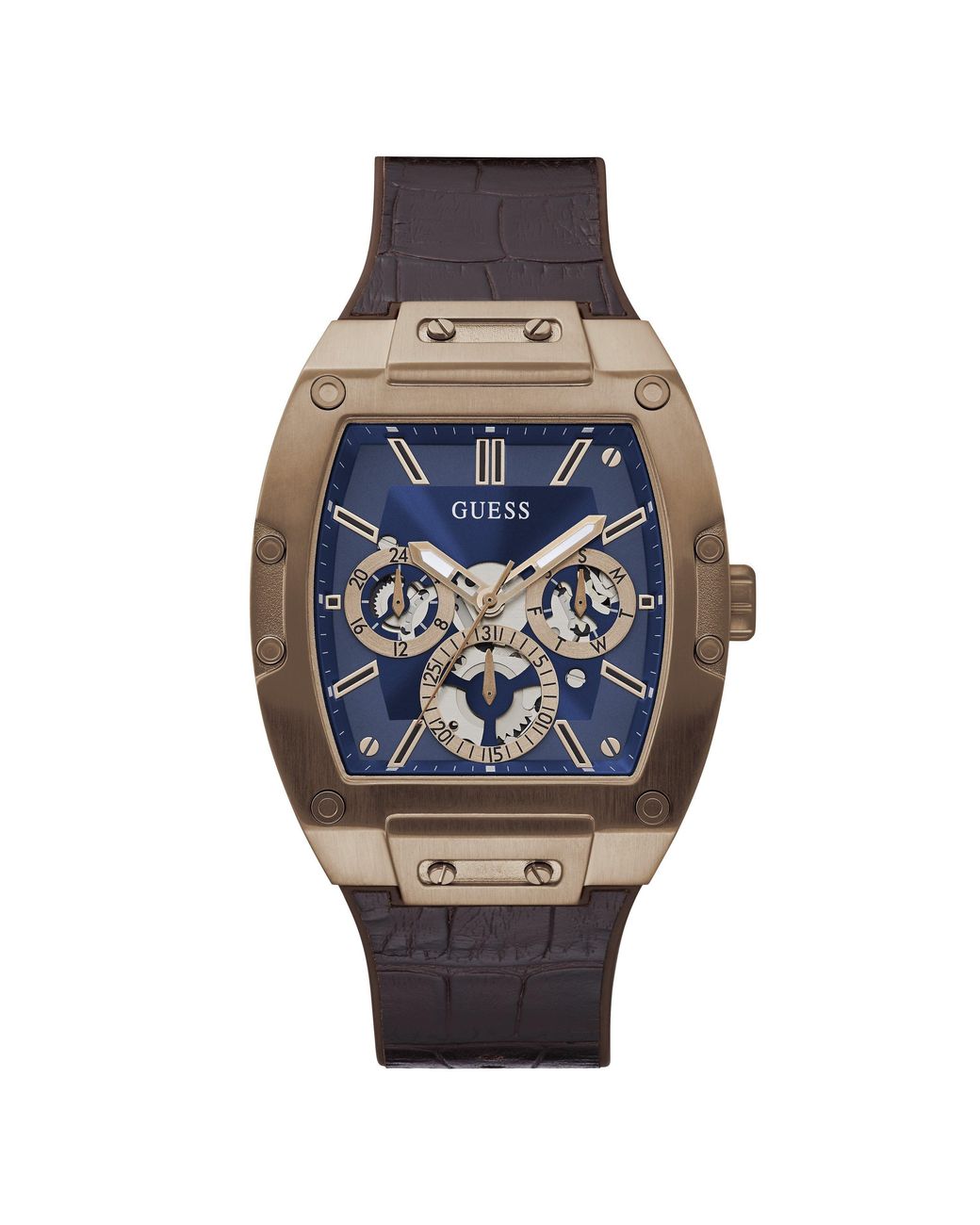 Guess Metallic Phoenix Analogue Quartz Watch for men
