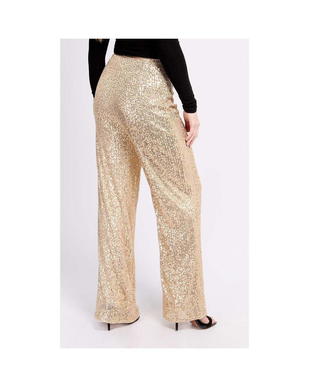 Little Mistress Natural Leather/Pu Leather Trousers