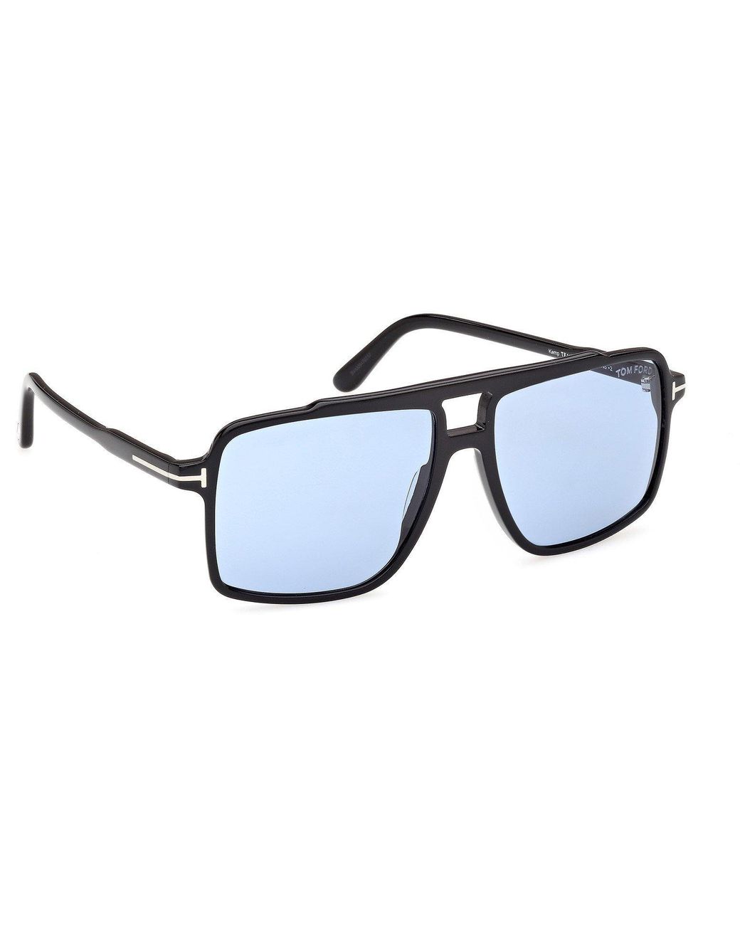 Tom Ford Blue Ft1177 Kemp Navigator Square Sunglasses for men
