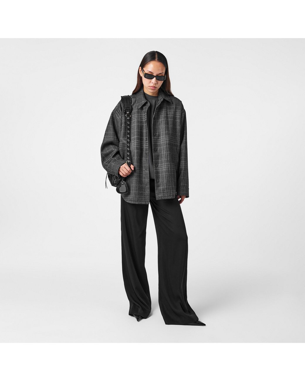 Balenciaga Black Contemporary Fit Straight Leg Trousers