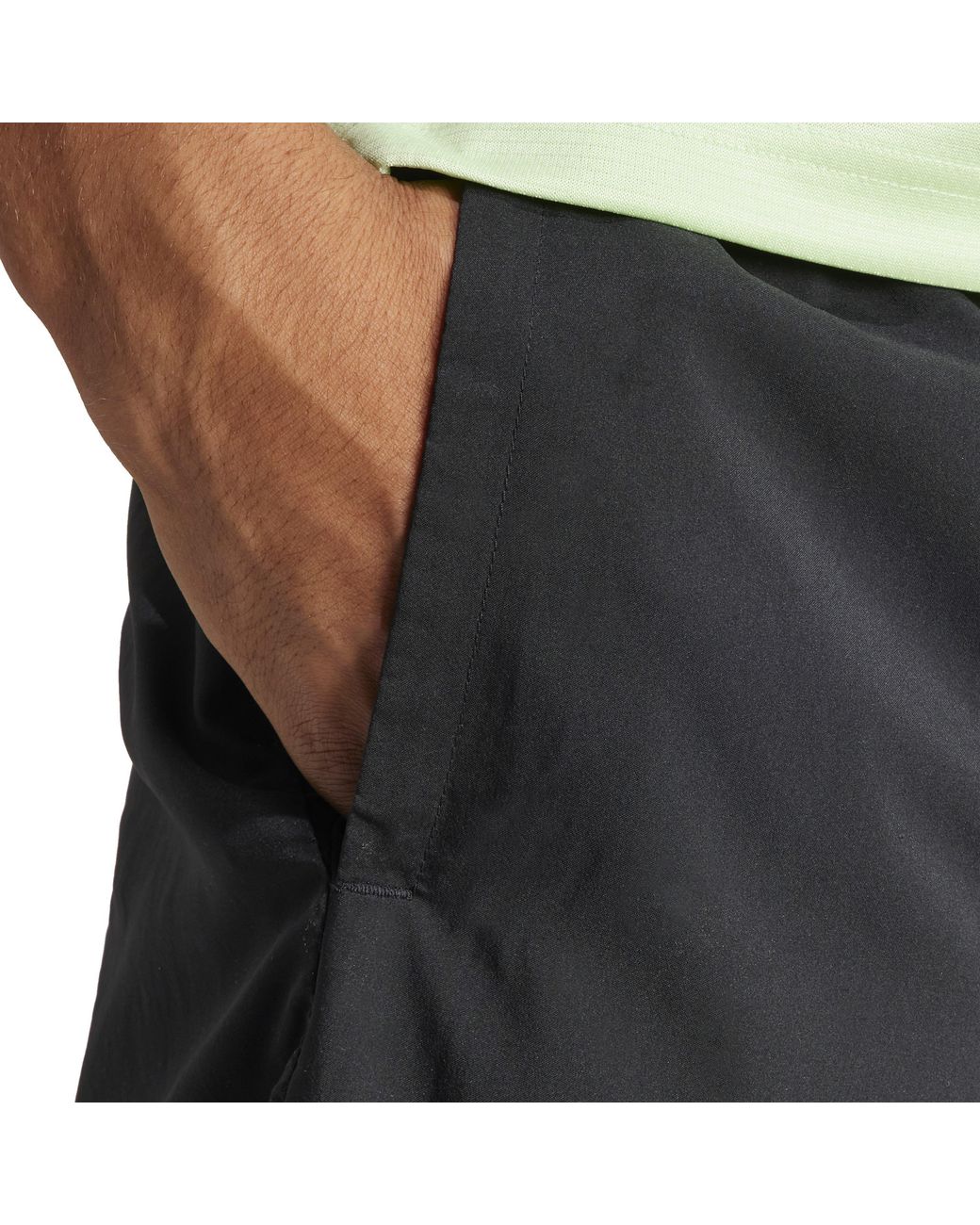 Adidas Blue Gym+ Woven Tracksuit Shorts for men