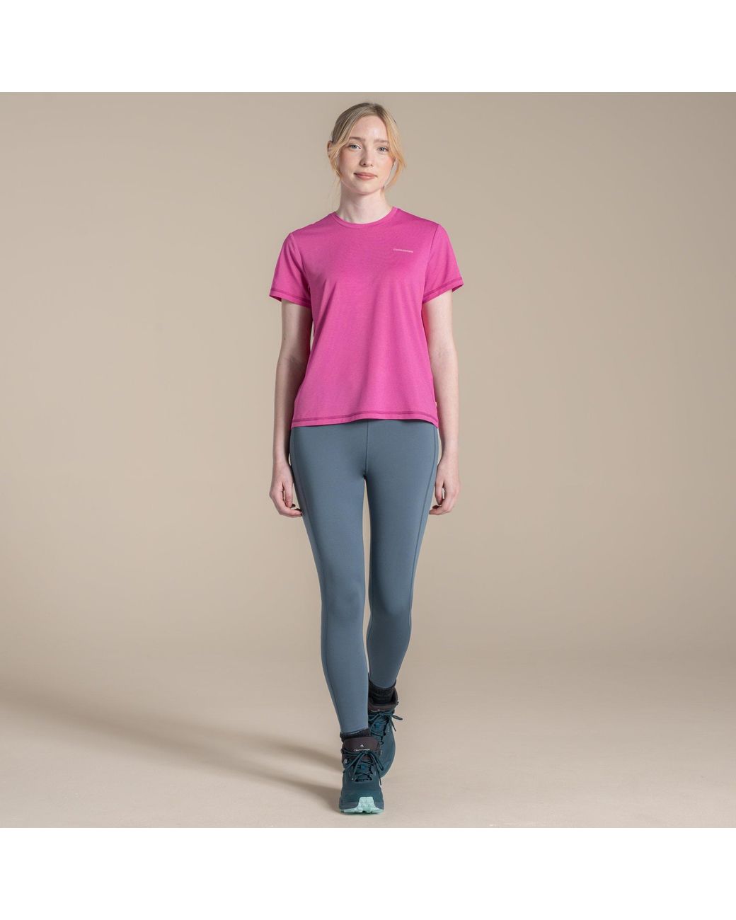 Craghoppers Pink Ellie Ii Quick-Drying Technical T-Shirt