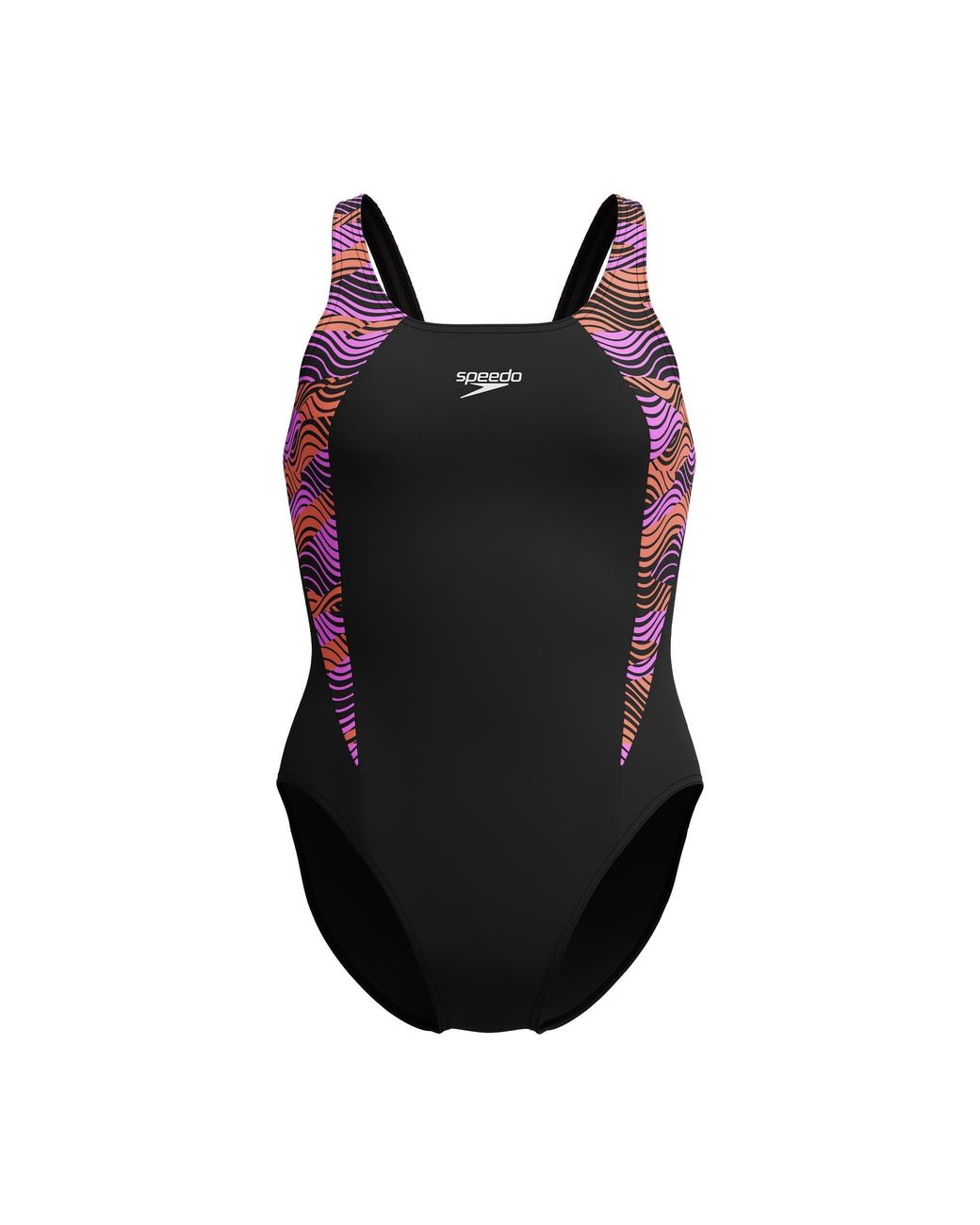 Speedo Black Hb Splice One Piece Swimsuit