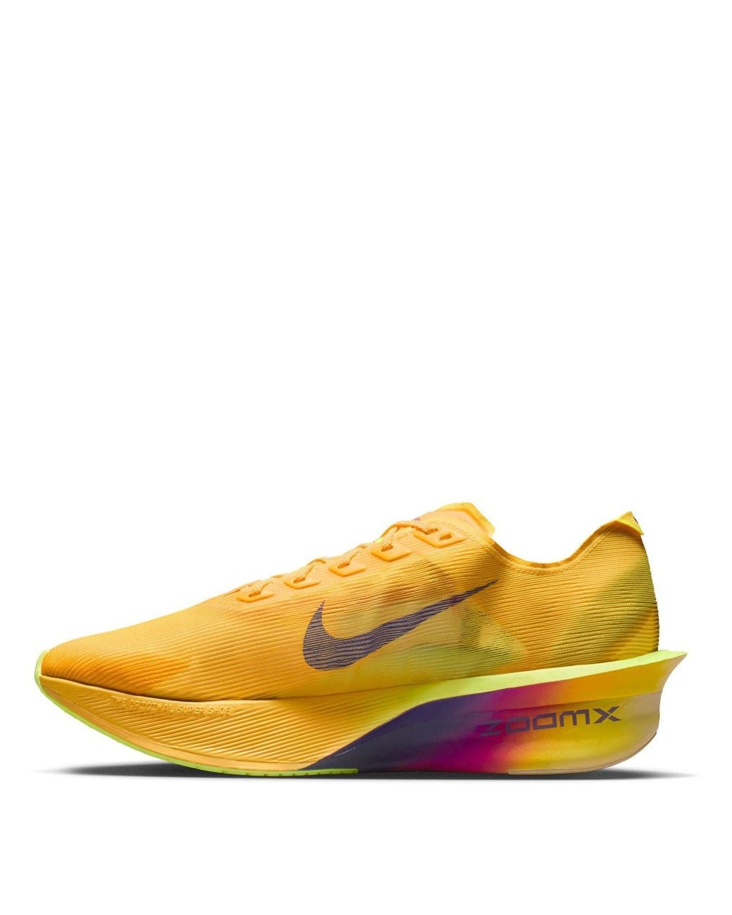 Nike Yellow Vaporfly 4 Running Shoes for men