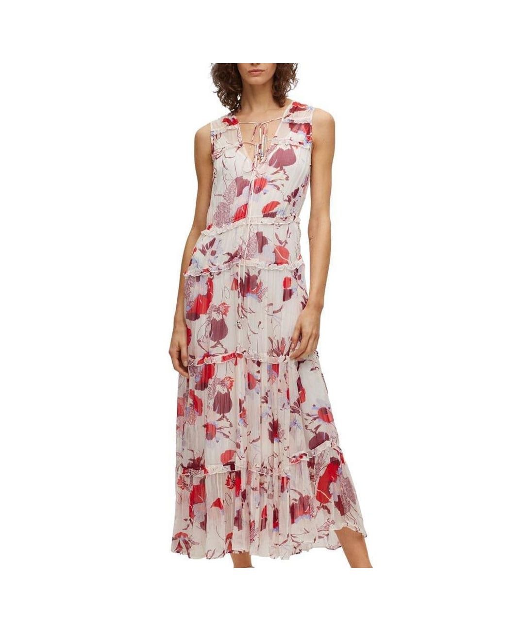 Boss Pink Dabeata 10248082 01 Maxi Dress
