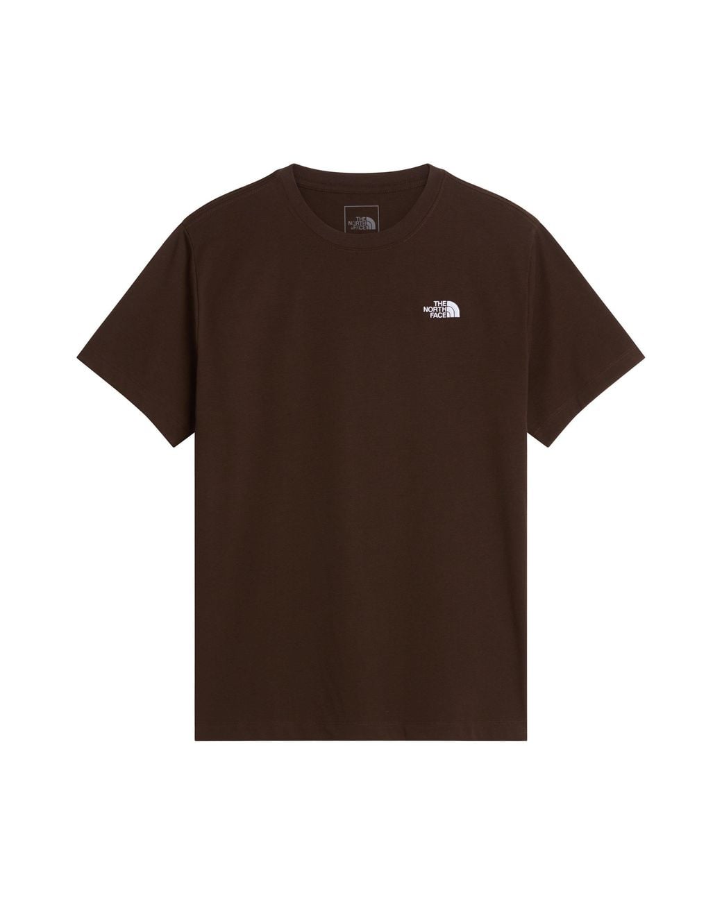 The North Face Brown Regular Fit Simple Dome T-Shirt for men