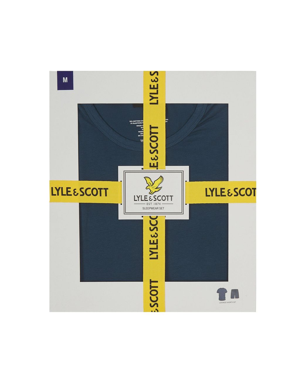 Lyle & Scott Blue Idris Pyjama Set for men