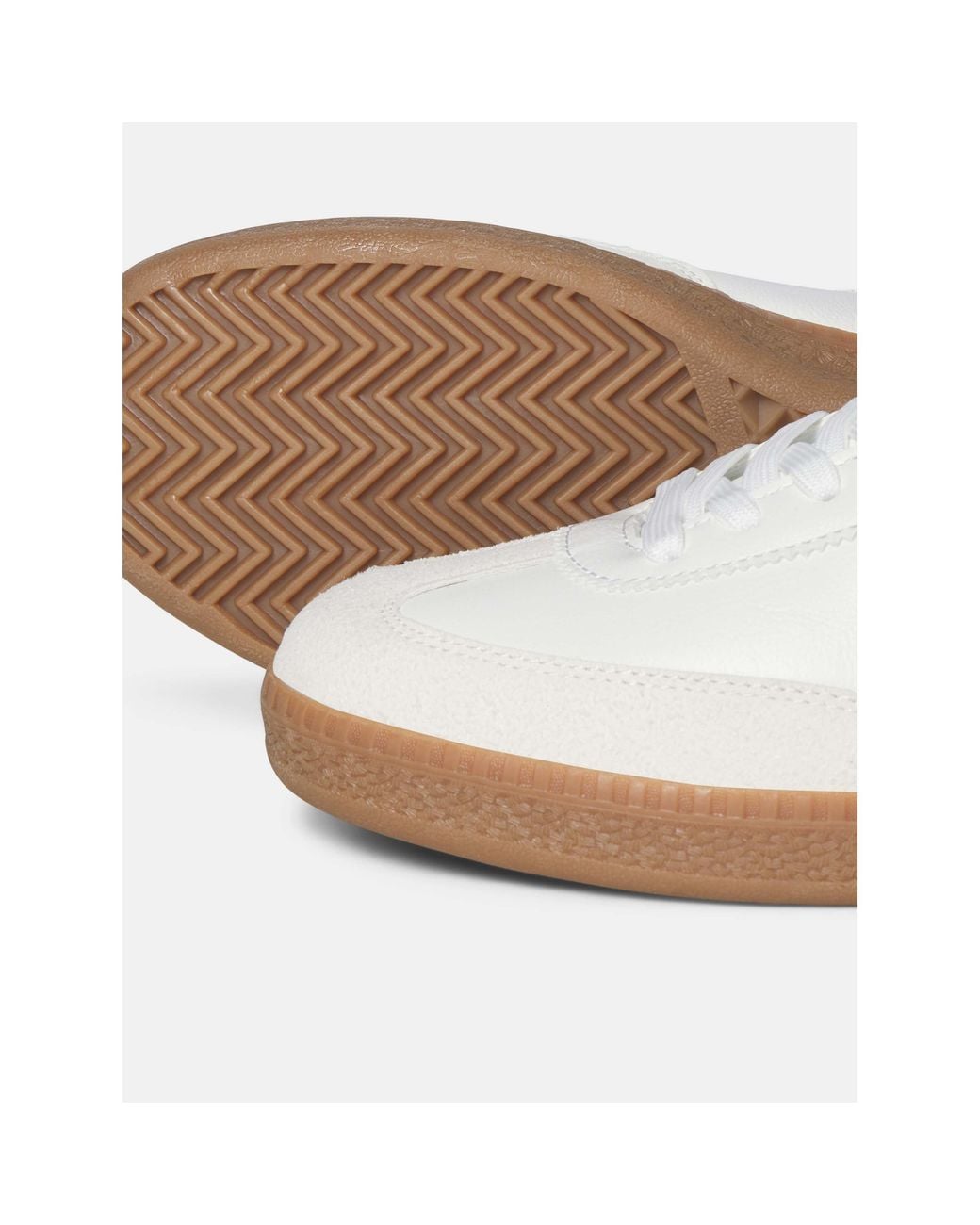 Jack & Jones White Mateo Low-Top Trainers for men