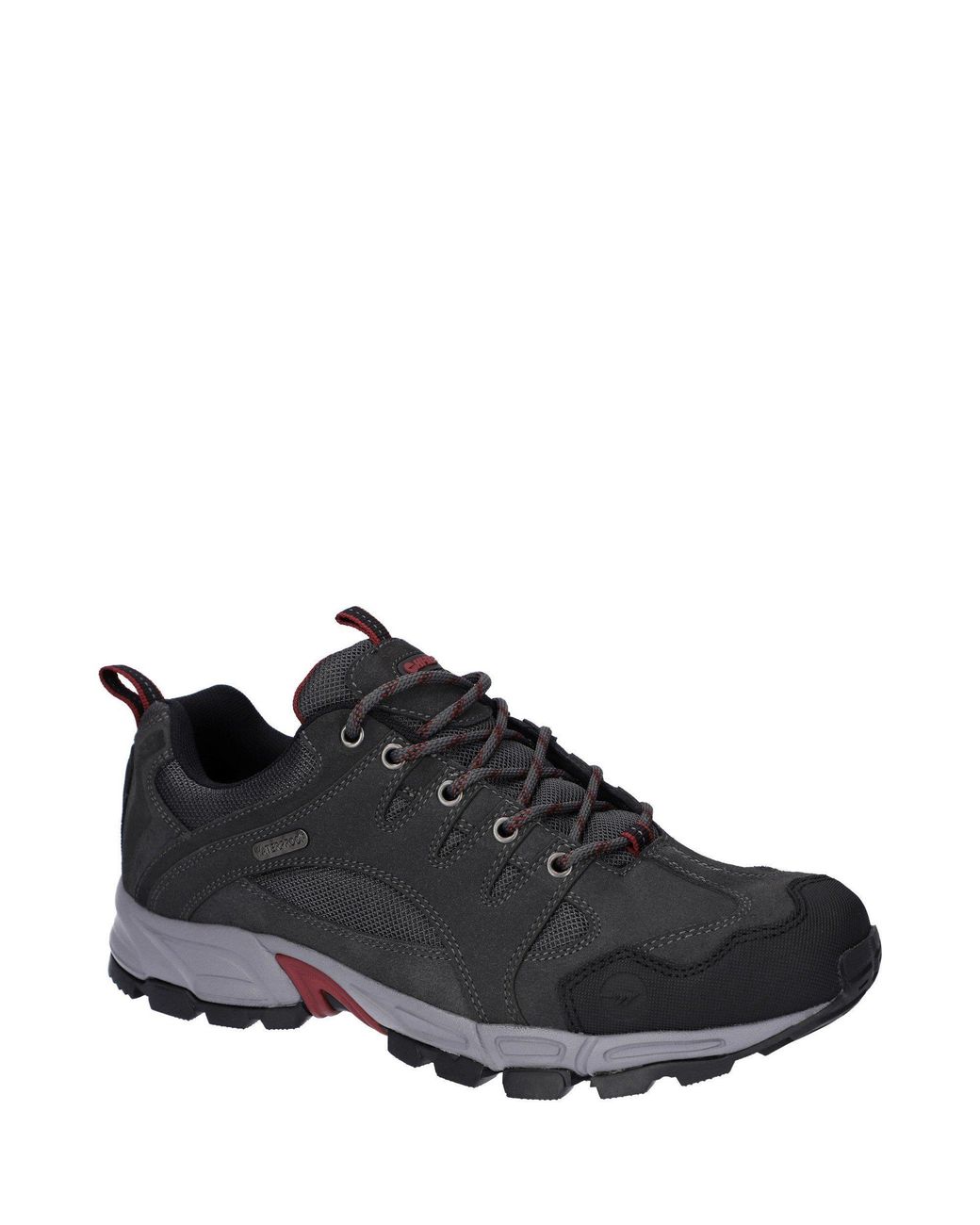 Hi-tec Black Auckland Lite Waterproof Walking Shoes for men