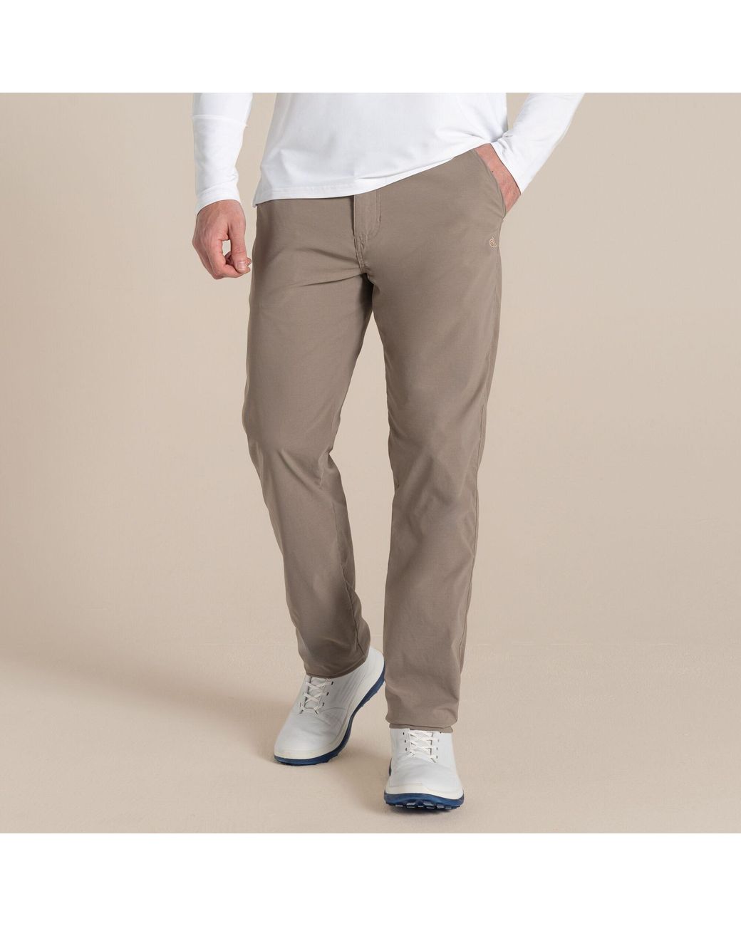 Craghoppers Gray Nosilife Santos Ii Golf Trousers for men