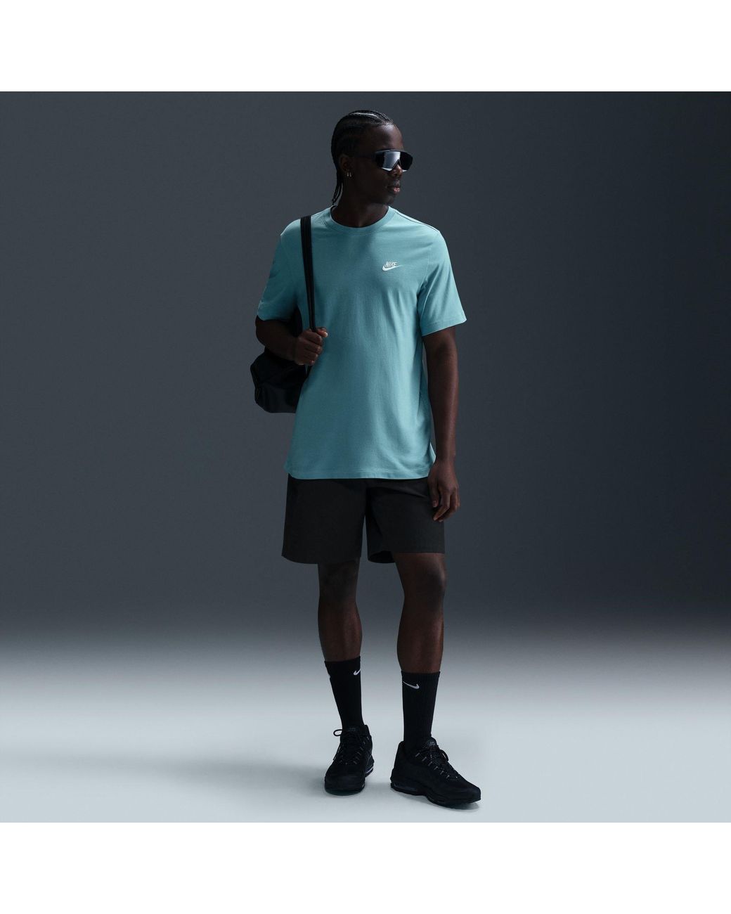Nike Blue Sportswear Club T-Shirt for men