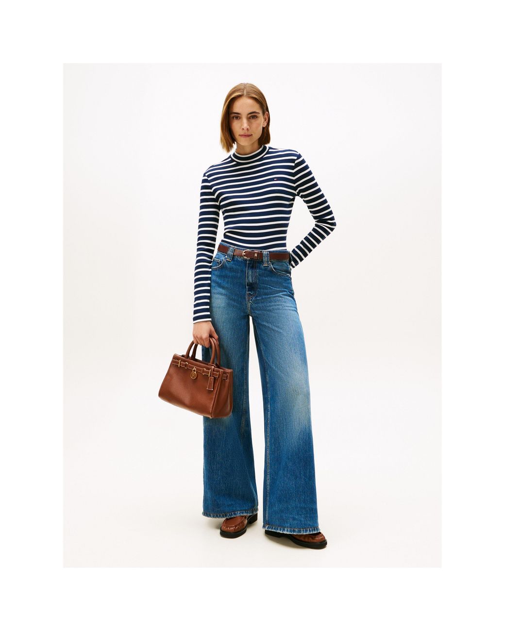 Tommy Hilfiger Blue Slim Cody Long-Sleeve T-Shirt