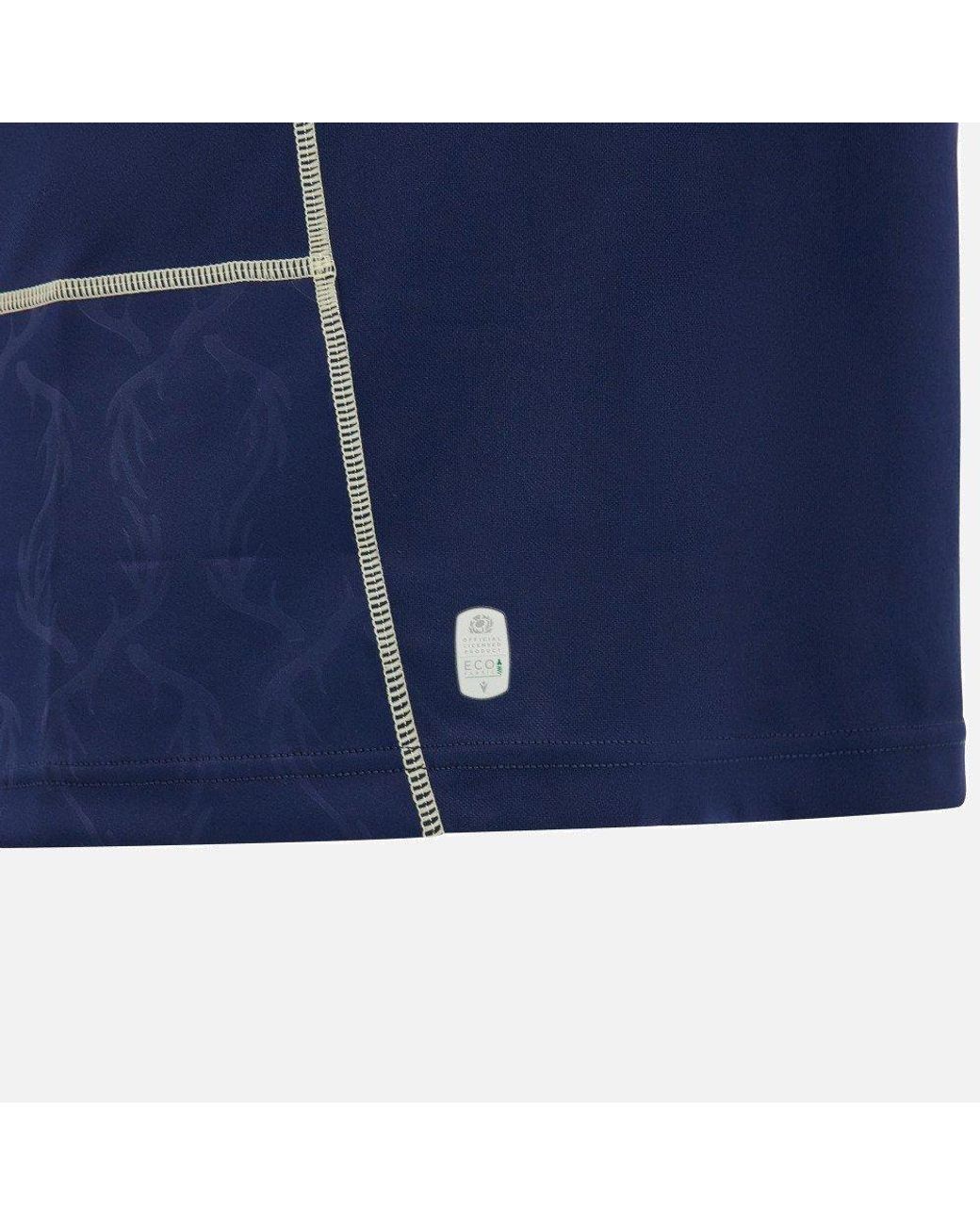 MACRON Blue Scotland Rugby Home 2026 Shirt Adults for men