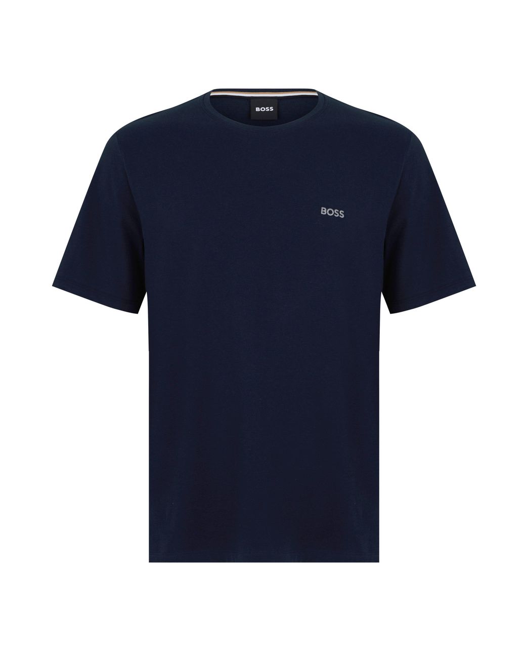 Boss Blue Bodywear Mix & Match Premium Cotton T-Shirt With Logo Detail for men
