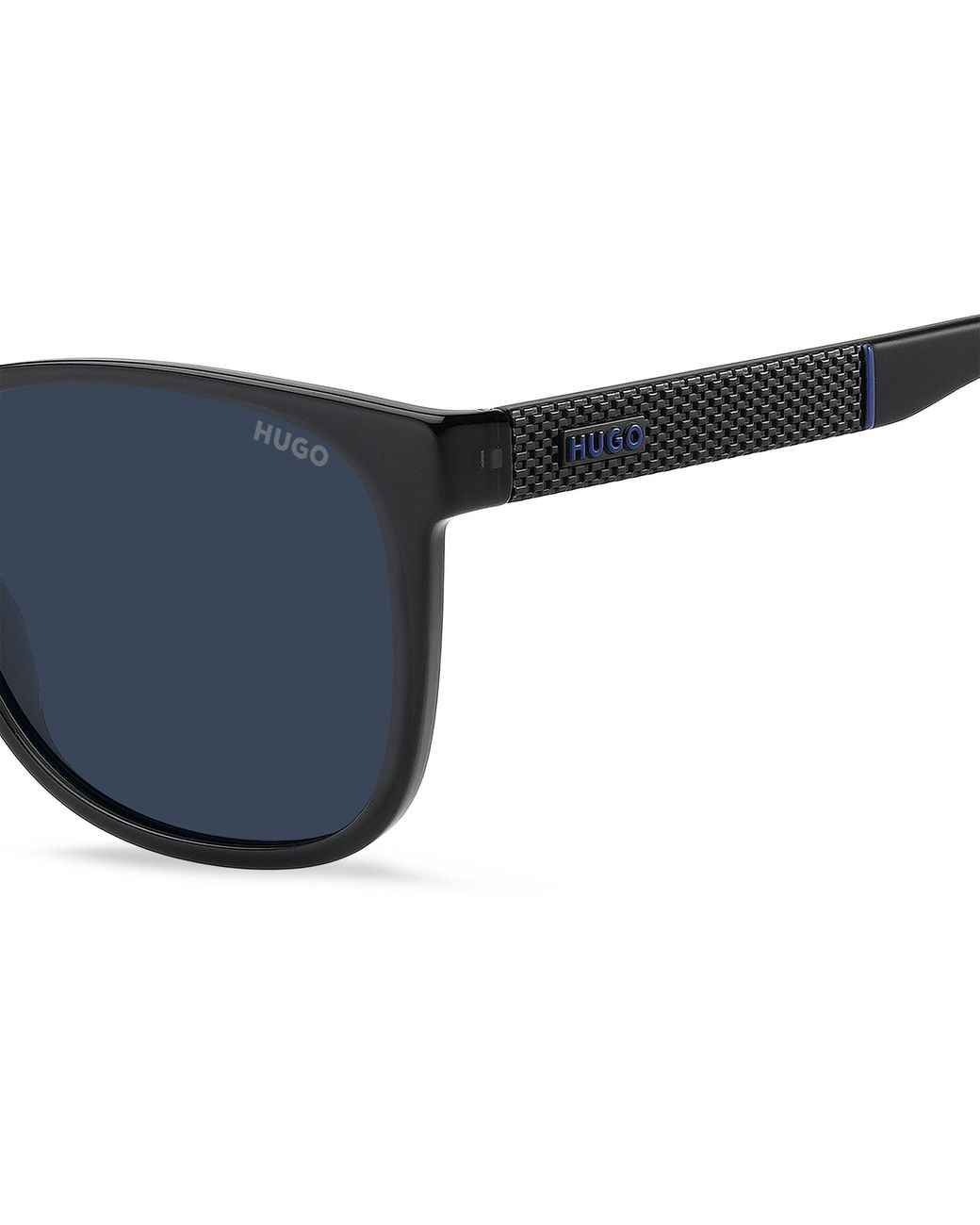 HUGO Blue Rectangle Sunglasses for men