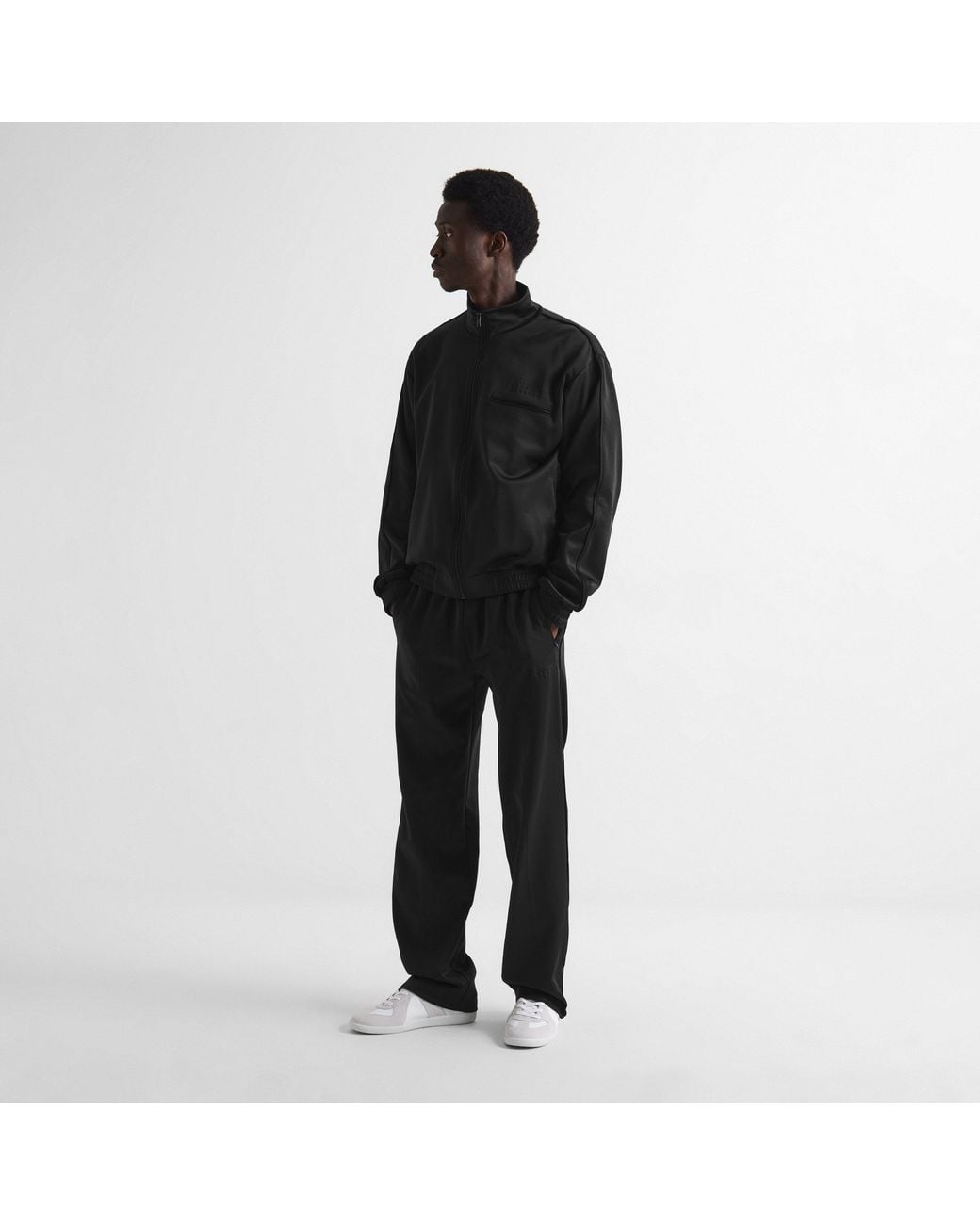MM6 by Maison Margiela Black Numbers Tracksuit Top for men