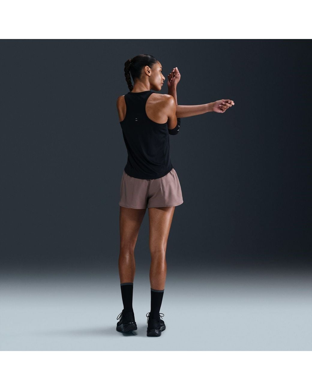 Nike Black Performance Running Vest
