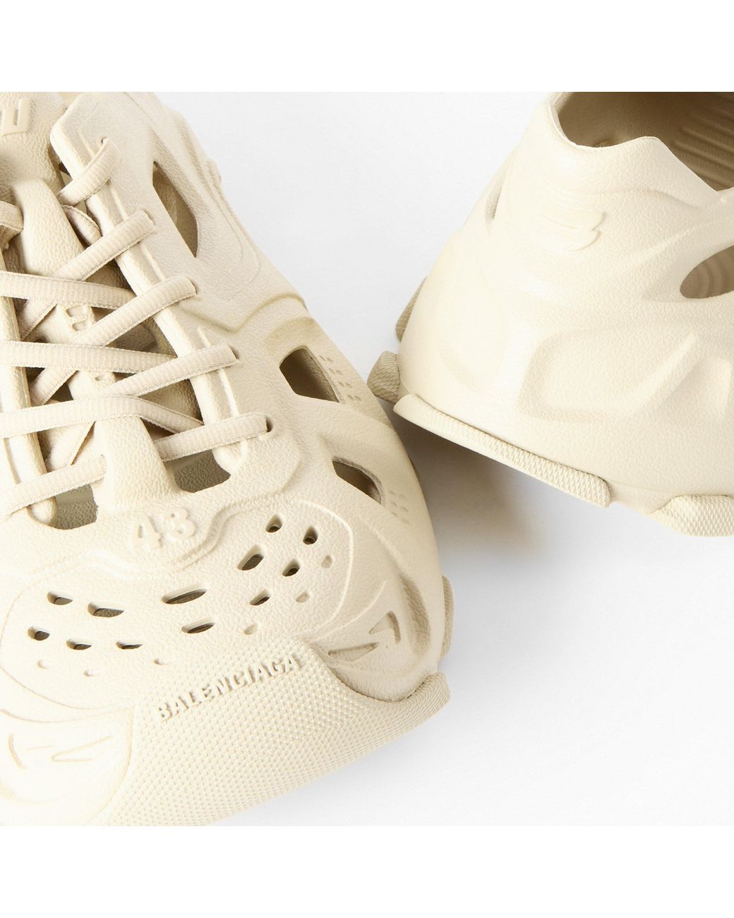 Balenciaga Natural Hd Rubber Low Top Sneakers for men