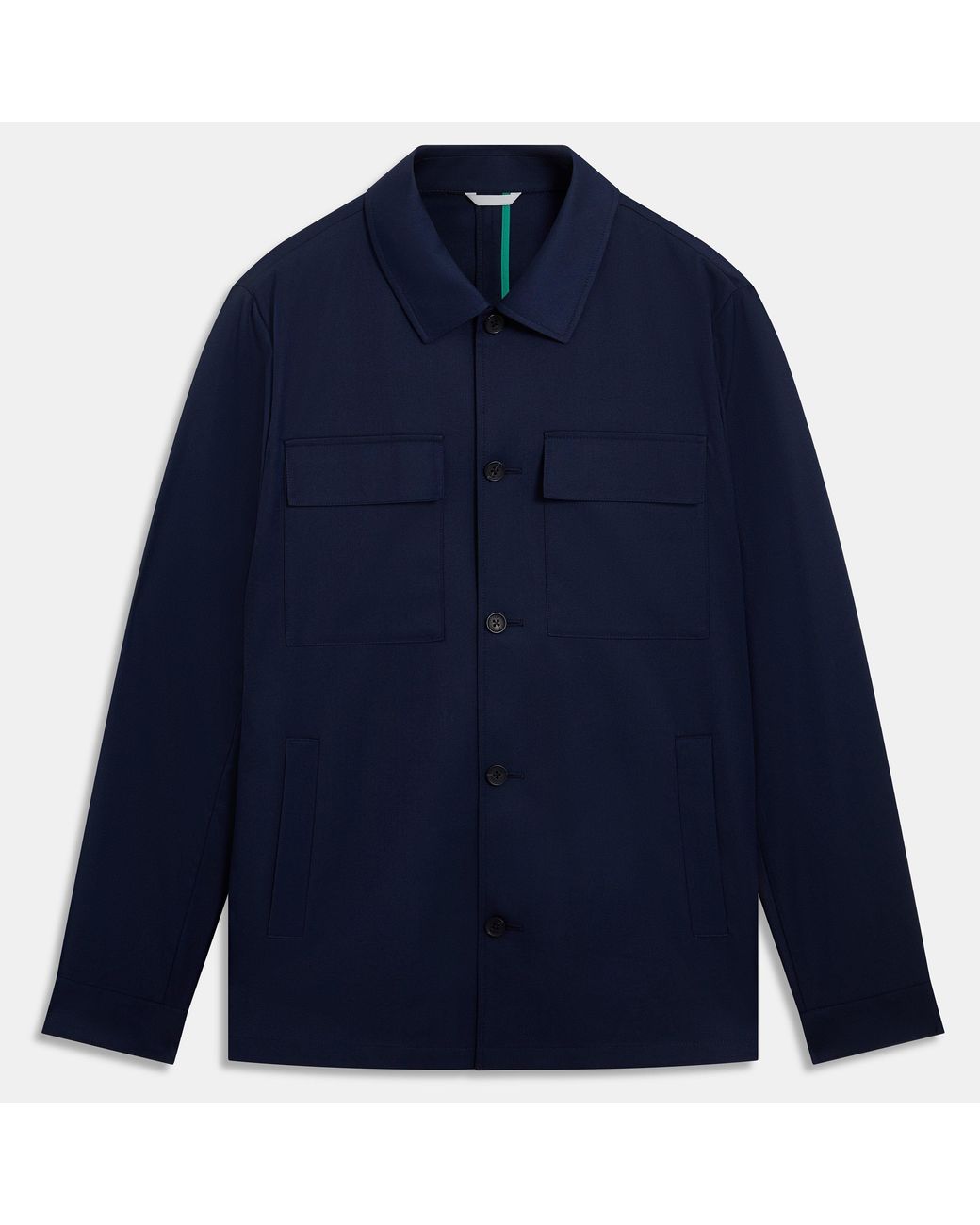 Ted Baker Blue Slim Fit Overshirt for men