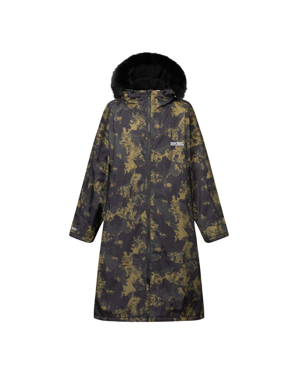 Regatta Black Adult Waterproof Changing Robe Pro