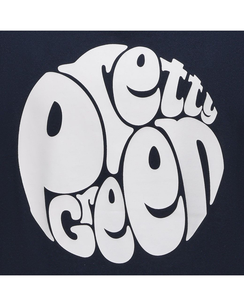 Pretty Green Blue Large Logo Tee for men