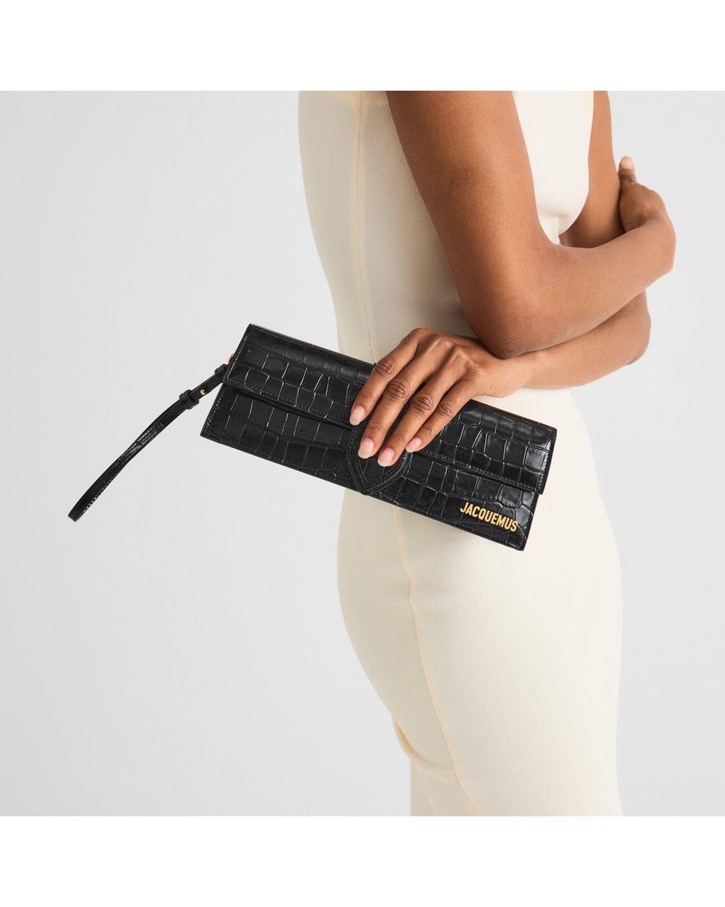Jacquemus Black La Pochetter Bambino Clutch Bag