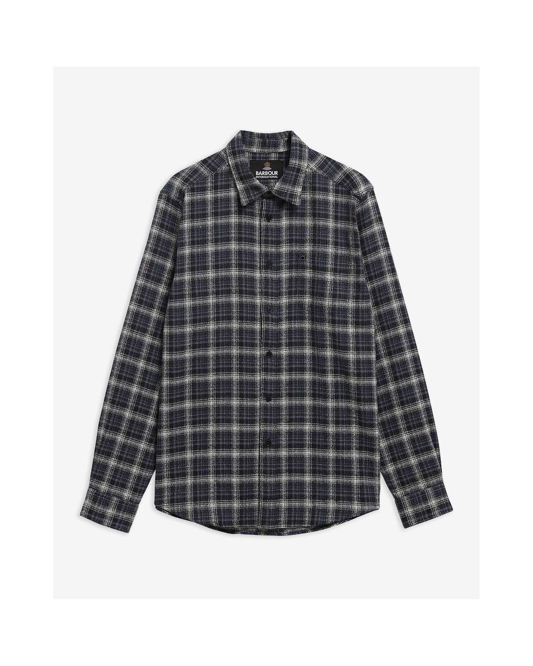 Barbour Gray Long-Sleeved Shirt for men