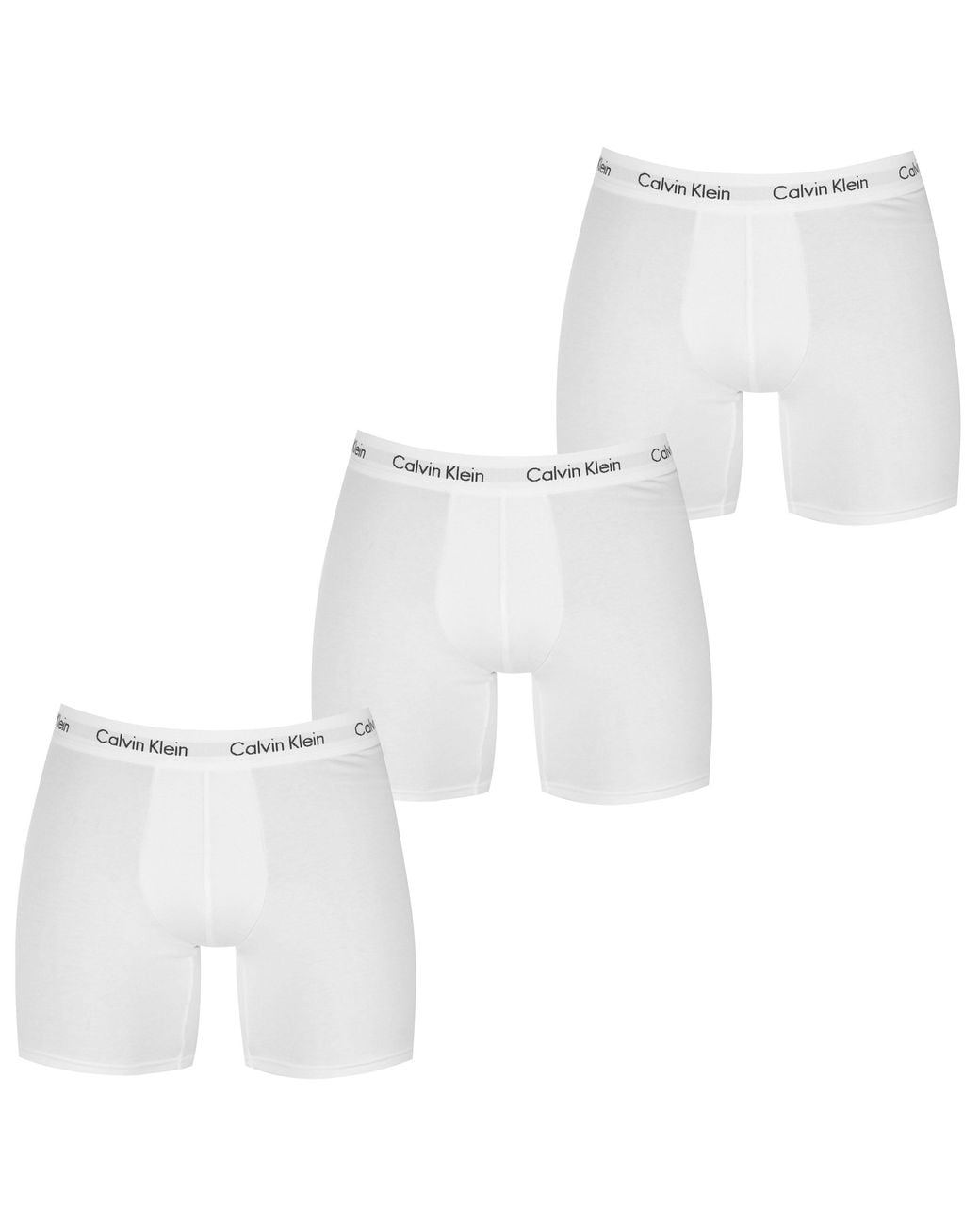 Calvin Klein White Calvinklein 3 Pack Boxer Briefs for men